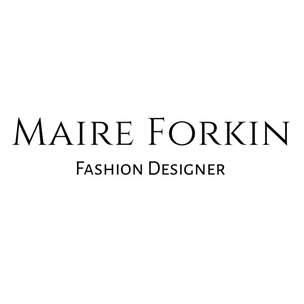 Maire Forkin Fashion Designer logo featuring elegant typography.